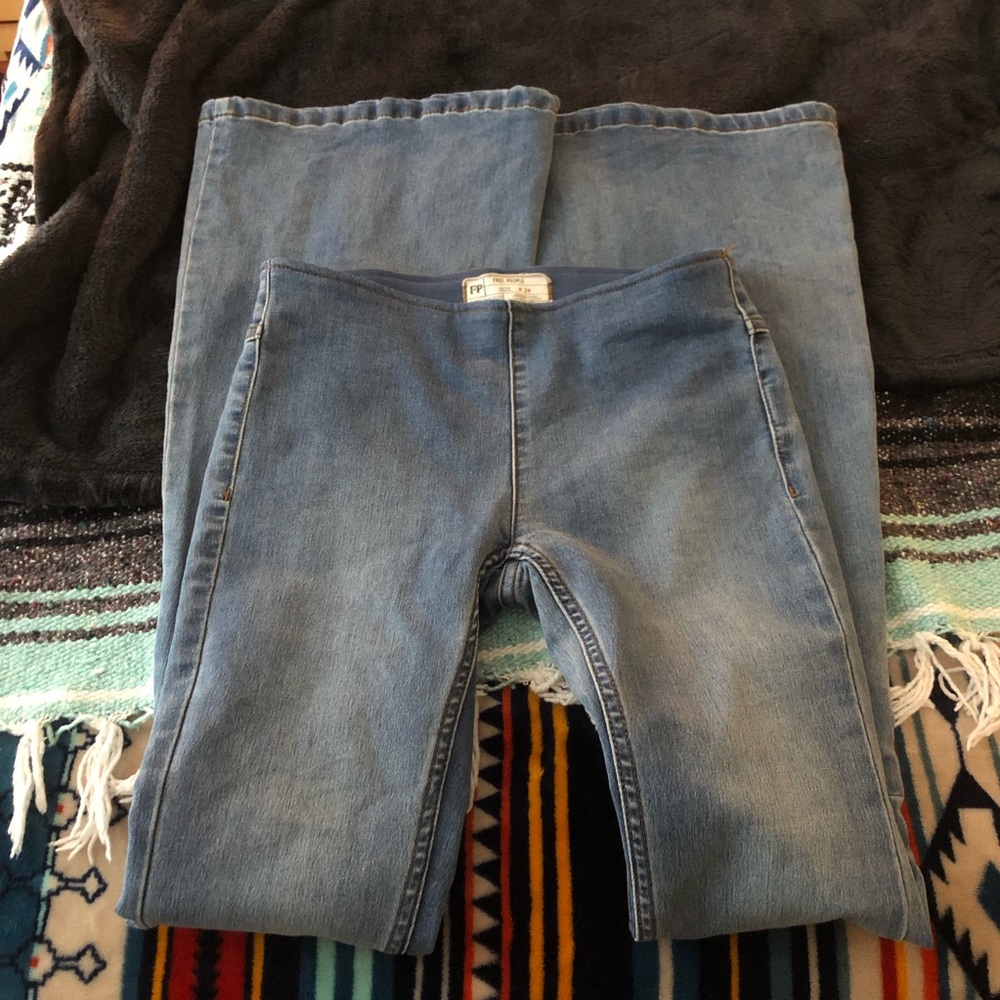 Free People Penny pull-on flare jeans